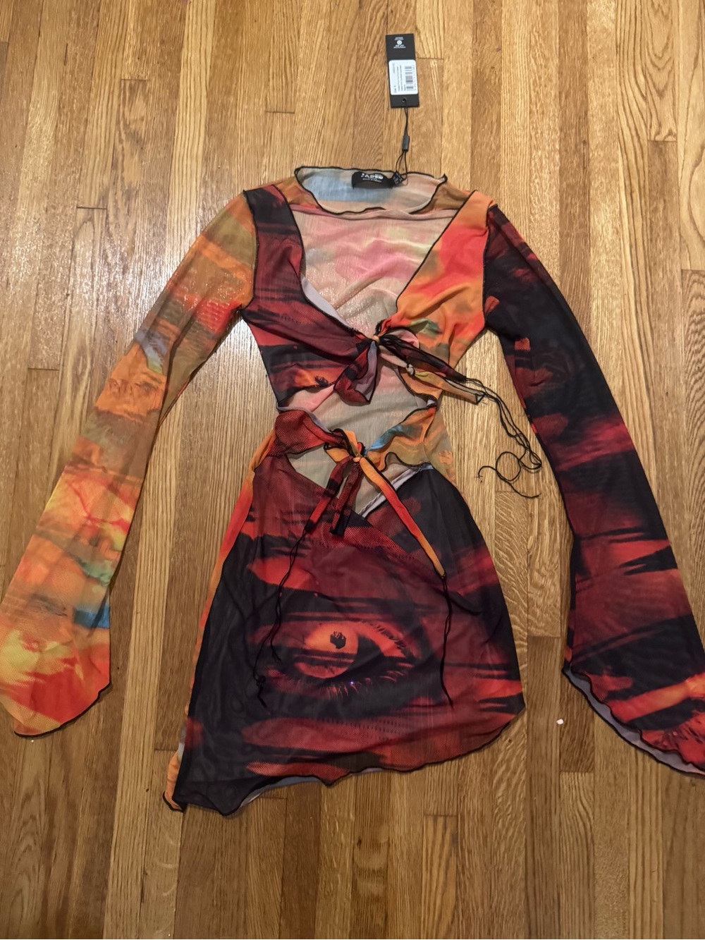 Jaded London Mystic Mesh Dress